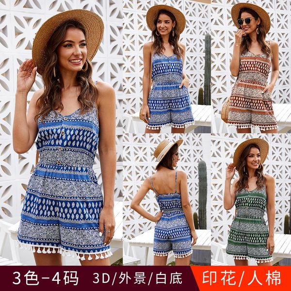 2021 new summer print overalls beach rompers jumpsuit playsuit romper women body ropa mujer macacao feminino woman clothing 2rkh, Black
2021 new summer print overalls beach rompers jumpsuit playsuit romper women body ropa mujer macacao feminino woman clothing 2rkh, Black