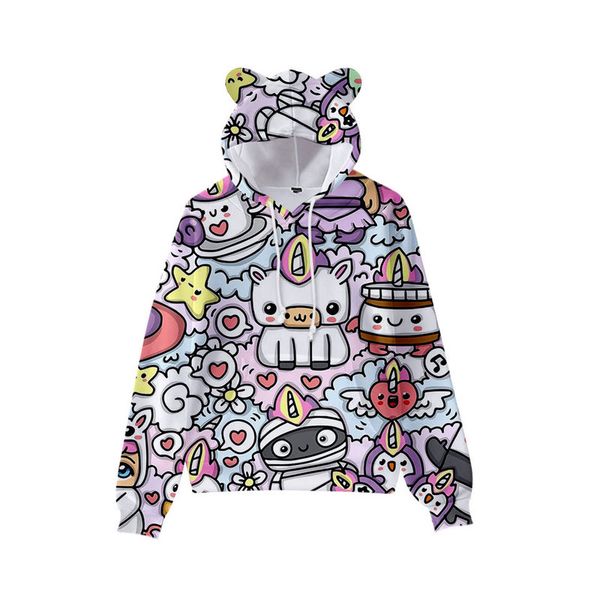 unicorn cute boy girl clothes hooded 3d printing hooded sweater autumn early winter ears hooded pullover, Black
unicorn cute boy girl clothes hooded 3d printing hooded sweater autumn early winter ears hooded pullover, Black