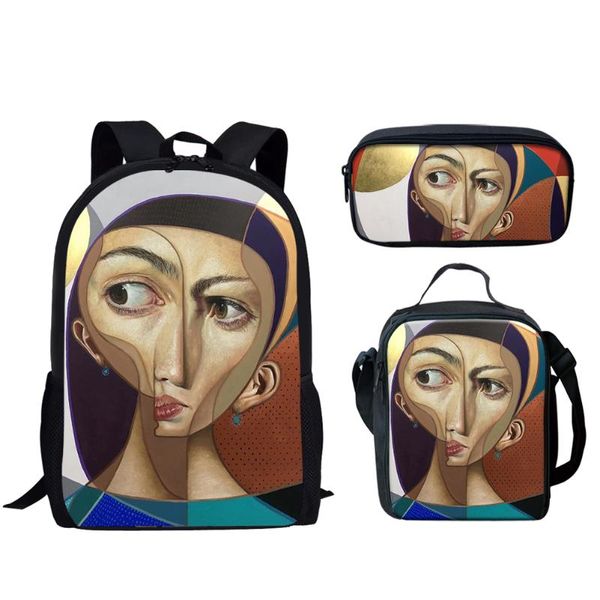 backpack picasso custom men's set abstract women face 3d print student school bag teens boys girl lunch children pencil case
backpack picasso custom men's set abstract women face 3d print student school bag teens boys girl lunch children pencil case