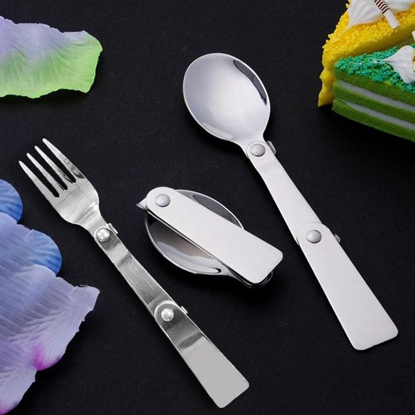 forks foldable stainless steel spoon picnic tableware outdoor camping hiking cookout folding cutlery tool travel
forks foldable stainless steel spoon picnic tableware outdoor camping hiking cookout folding cutlery tool travel