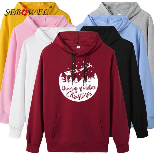 women's hoodies & sweatshirts sebowel autumn winter christmas long sleeve female letter pattern print pullovers casual drawstring hoodi, Black
women's hoodies & sweatshirts sebowel autumn winter christmas long sleeve female letter pattern print pullovers casual drawstring hoodi, Black