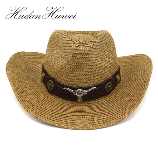 outdoor men women paper cowboy hats artificial handwork beach straw western american style sombreros hat sunshade cap, Blue;gray
outdoor men women paper cowboy hats artificial handwork beach straw western american style sombreros hat sunshade cap, Blue;gray