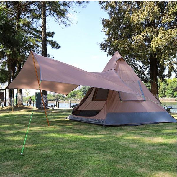 tents and shelters outdoor style camping tent 3-4 people grade pyramid teepee with awnings shelter thickening rainproof large yur
tents and shelters outdoor style camping tent 3-4 people grade pyramid teepee with awnings shelter thickening rainproof large yur
