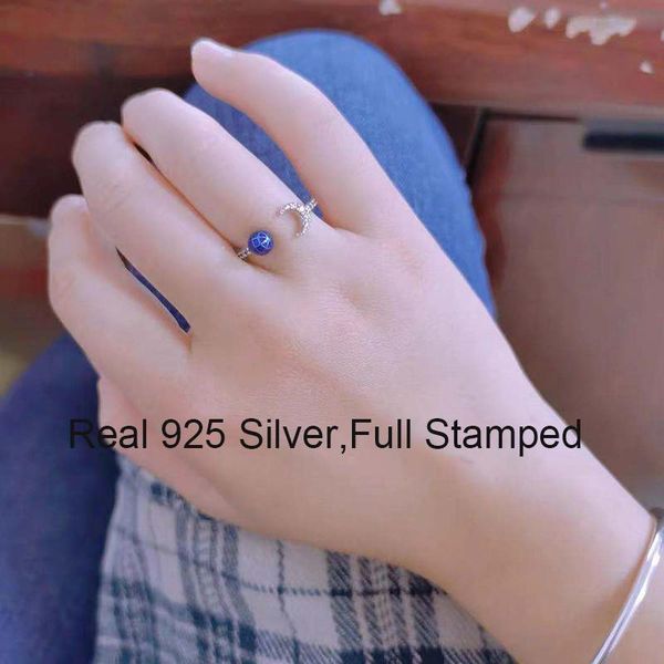 cluster rings fashion open finger earth moon women ring 100% real 925 sterling silver girls jewelry party wedding engagement decoration, Golden;silver
cluster rings fashion open finger earth moon women ring 100% real 925 sterling silver girls jewelry party wedding engagement decoration, Golden;silver