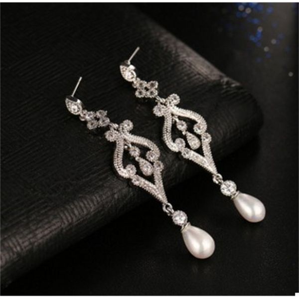 2pairs/lots crystal jewelry stone 925 silver diamond pearl lady's drops earings up-market 12c
2pairs/lots crystal jewelry stone 925 silver diamond pearl lady's drops earings up-market 12c