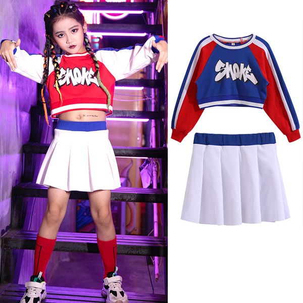 children jazz dance clothing girls ropa hip hop clothes stage blue sweater girl clothing performance hip hop jazz dance skirt, Black;red
children jazz dance clothing girls ropa hip hop clothes stage blue sweater girl clothing performance hip hop jazz dance skirt, Black;red