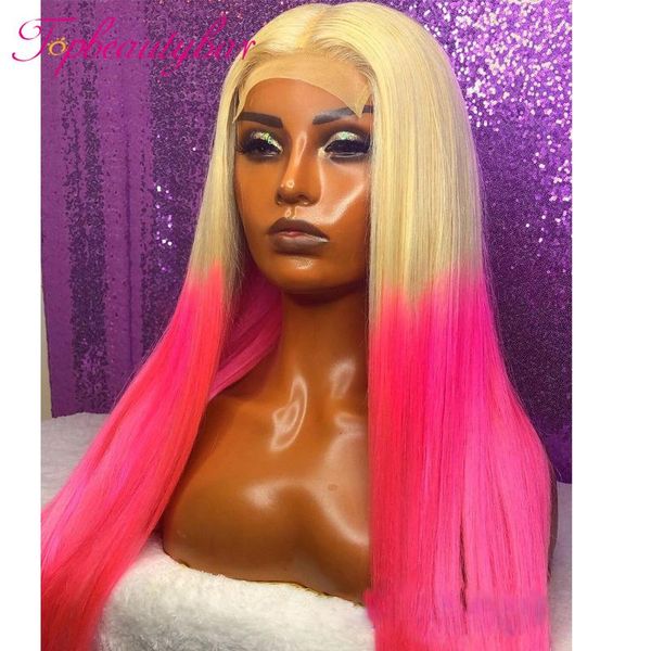 lace wigs 30 inch ombre blonde 13x4 front wig 180% straight pink colored human hair for women transparent remy brazilian, Black;brown
lace wigs 30 inch ombre blonde 13x4 front wig 180% straight pink colored human hair for women transparent remy brazilian, Black;brown