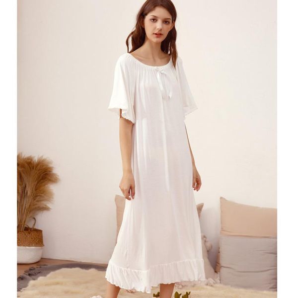 loose nightdress for women cotton modal solid home wear summer nightgown sleepwear loose long sleepdress fashion lady nightgown, Black;red
loose nightdress for women cotton modal solid home wear summer nightgown sleepwear loose long sleepdress fashion lady nightgown, Black;red