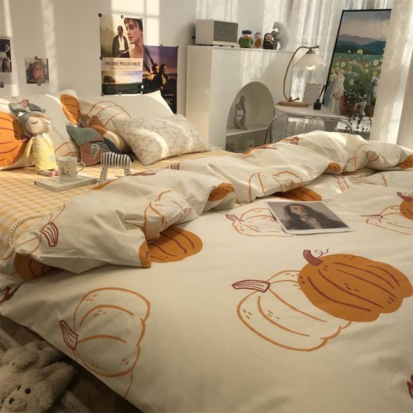 bedding sets lovely orange pumpkin set teen,cute fashion cotton twin full king home textile bed sheet pillow case duvet cover
bedding sets lovely orange pumpkin set teen,cute fashion cotton twin full king home textile bed sheet pillow case duvet cover