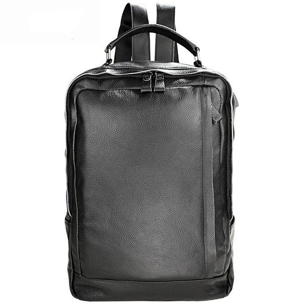 backpack simple men genuine leather business bags for lapmale shool teenager boys 
backpack simple men genuine leather business bags for lapmale shool teenager boys