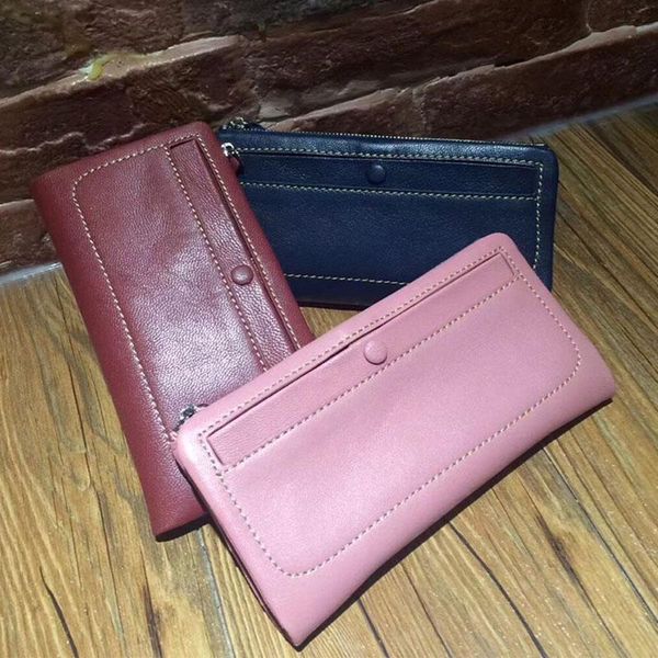 wallets genuine leather classical fashion sheepskin women zipper&hasp long pure color lady thin purse femal with coin pocket, Red;black
wallets genuine leather classical fashion sheepskin women zipper&hasp long pure color lady thin purse femal with coin pocket, Red;black