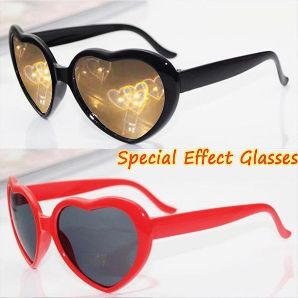 vip heart shape sunglasses love effect glasses watch the lights change image diffraction special female magic gifts, White;black
vip heart shape sunglasses love effect glasses watch the lights change image diffraction special female magic gifts, White;black