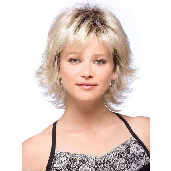 women's short hair gradient black gold outer anti warping wig high temperature wire
women's short hair gradient black gold outer anti warping wig high temperature wire
