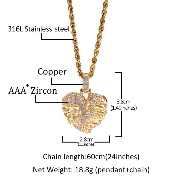 fashion hollow skeleton love pendant 60cm 24inch twist chain cz diamond hiphop gold plated jewelry couple jewelry, Silver
fashion hollow skeleton love pendant 60cm 24inch twist chain cz diamond hiphop gold plated jewelry couple jewelry, Silver