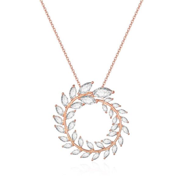 charms wreath cubic zirconia charm women necklace love birthday gift formal occasion party dazzling pendant jewelry, Bronze;silver
charms wreath cubic zirconia charm women necklace love birthday gift formal occasion party dazzling pendant jewelry, Bronze;silver