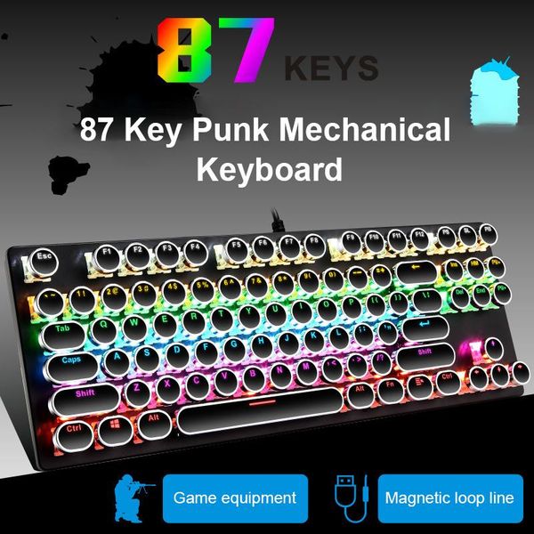 keyboards punk k55 gaming typewriter mechanical keyboard usb wired 87-key abs round for lapdesgame device tablet
keyboards punk k55 gaming typewriter mechanical keyboard usb wired 87-key abs round for lapdesgame device tablet