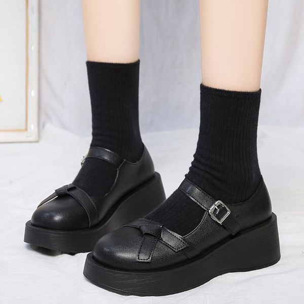 lolita shoes platform mary janes shoes buckle wedges girls shoes thick sole leather women retro black autumn spring 8804n, Black;white
lolita shoes platform mary janes shoes buckle wedges girls shoes thick sole leather women retro black autumn spring 8804n, Black;white