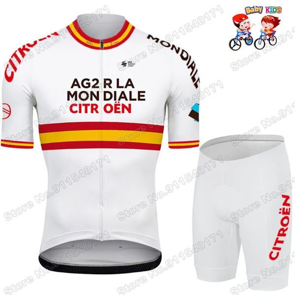 racing sets spanish kids ag2r team 2021 cycling jersey set boys girls clothing children road bike suit mtb maillot ropa, Black;blue
racing sets spanish kids ag2r team 2021 cycling jersey set boys girls clothing children road bike suit mtb maillot ropa, Black;blue