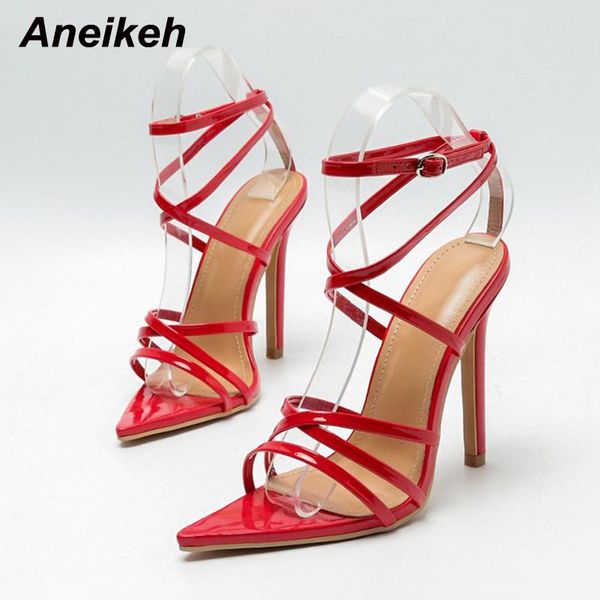 sandals aneikeh 2021 ladies fashion women's shoes pu thin heels open party elegant shallow ankle strap back solid black
sandals aneikeh 2021 ladies fashion women's shoes pu thin heels open party elegant shallow ankle strap back solid black