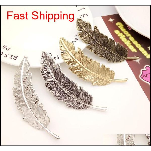 korea new fashion metal feather hairpin hair clips satement hairpins hairwear accessories women jew qylsck luckyhat, Silver
korea new fashion metal feather hairpin hair clips satement hairpins hairwear accessories women jew qylsck luckyhat, Silver