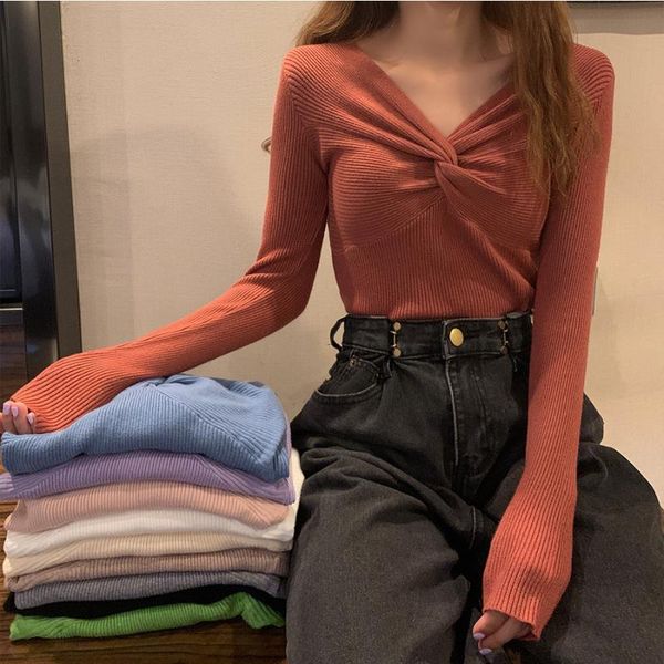 winter clothes knitted woman sweaters pullovers spring autumn basic women's jumper slim women's sweater v neck long sleeve, White;black
winter clothes knitted woman sweaters pullovers spring autumn basic women's jumper slim women's sweater v neck long sleeve, White;black