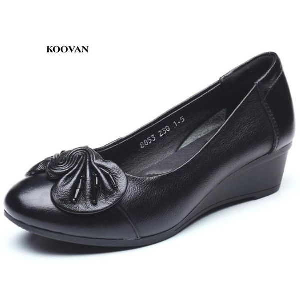 dress shoes koovan mama's leather 2021 spring autumn genuine pumps low heels soft bottom suitable for aged women, Black
dress shoes koovan mama's leather 2021 spring autumn genuine pumps low heels soft bottom suitable for aged women, Black