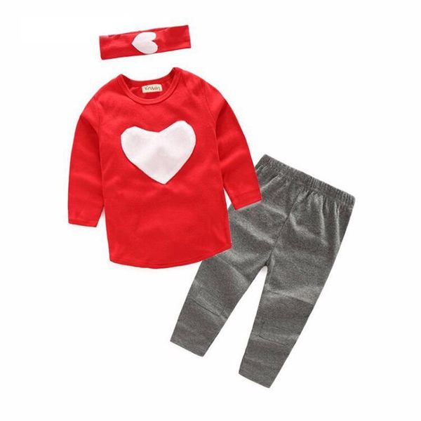 clothing sets spring autumn children's long sleeved cotton 3pcs suit headband+t-shirt+pants girls love kid clothes, White
clothing sets spring autumn children's long sleeved cotton 3pcs suit headband+t-shirt+pants girls love kid clothes, White