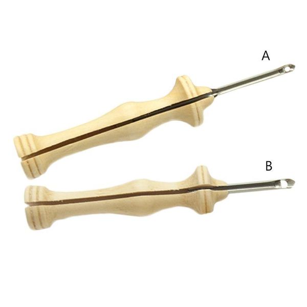 knitting embroidery punch threader needle pen side slit sewing accessories diy wooden handle weaving tool craft, Black
knitting embroidery punch threader needle pen side slit sewing accessories diy wooden handle weaving tool craft, Black