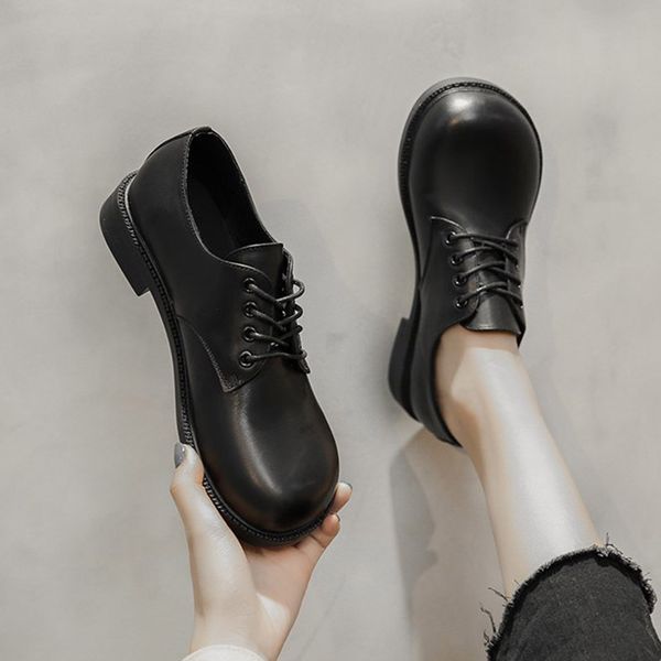 women oxfod shoes round toe lace up leather shoes black lolita shoes low heels brogue mujer spring autumn 8807n, Black;white
women oxfod shoes round toe lace up leather shoes black lolita shoes low heels brogue mujer spring autumn 8807n, Black;white