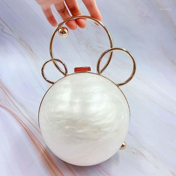 evening bags 2021 chic acrylic white pink ball shape party wedding fashion trendy purses
evening bags 2021 chic acrylic white pink ball shape party wedding fashion trendy purses
