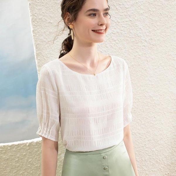 women's knits & tees meizan white round neck short-sleeved shirt loose large size casual french pleated plaid chiffon summer
women's knits & tees meizan white round neck short-sleeved shirt loose large size casual french pleated plaid chiffon summer