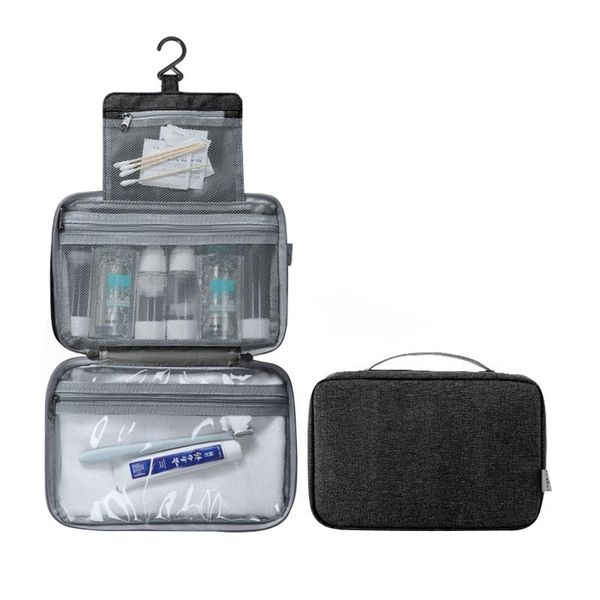cosmetic bags & cases waterproof toiletry make-up bag foldable box large capacity travel portable zipper pack with handle hook
cosmetic bags & cases waterproof toiletry make-up bag foldable box large capacity travel portable zipper pack with handle hook
