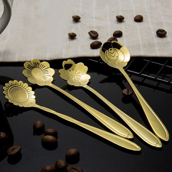 spoons 1/2/4pcs dessert flowers design tea coffee mixing spoon stainless steel drinking tableware vintage teaspoons cake
spoons 1/2/4pcs dessert flowers design tea coffee mixing spoon stainless steel drinking tableware vintage teaspoons cake