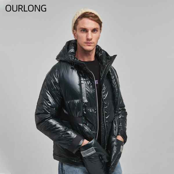 men's down & parkas ourlong winter quilted warm puffer padded jacket bubble coats with mittens 442, Black
men's down & parkas ourlong winter quilted warm puffer padded jacket bubble coats with mittens 442, Black