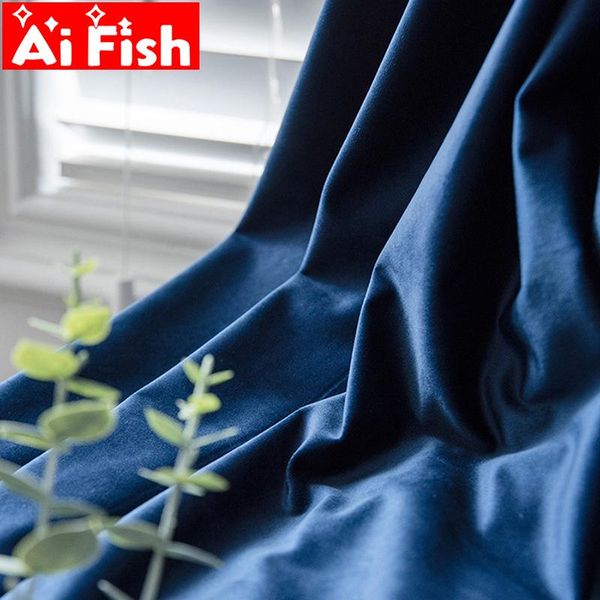 curtain & drapes dark blue modern luxury velvet blackout curtains for living room golden light purple soft bedroom my313#2
curtain & drapes dark blue modern luxury velvet blackout curtains for living room golden light purple soft bedroom my313#2