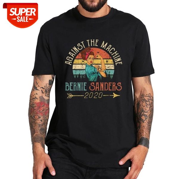 against the machine bernie sanders t shirt supporters retro graphic tshirt 100% cotton eu size casual crew neck camenist #bk2p, White;black
against the machine bernie sanders t shirt supporters retro graphic tshirt 100% cotton eu size casual crew neck camenist #bk2p, White;black