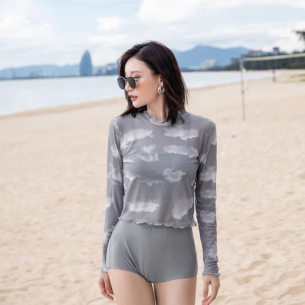 swimwear women 3 piece swimsuit printed solid blue pink long sleeve mesh sport bikini set vintage bathing suit bikini
swimwear women 3 piece swimsuit printed solid blue pink long sleeve mesh sport bikini set vintage bathing suit bikini
