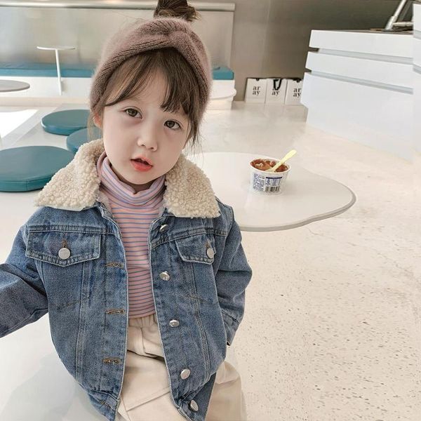 down coat 2-8 years kids boys girls denim jackets velvet thick warm winter single breasted lapel children teens jean coats outer, Blue;gray
down coat 2-8 years kids boys girls denim jackets velvet thick warm winter single breasted lapel children teens jean coats outer, Blue;gray
