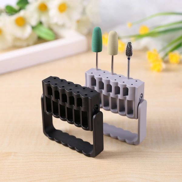 nail art equipment 12 holes grinding stone head display base file stand manicure storage container drill bit holder, Silver
nail art equipment 12 holes grinding stone head display base file stand manicure storage container drill bit holder, Silver