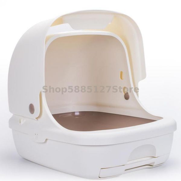 cat toilet splash-proof, imported from japan, double-layer large deodorizing litter box, fat cat fully enclosed
cat toilet splash-proof, imported from japan, double-layer large deodorizing litter box, fat cat fully enclosed