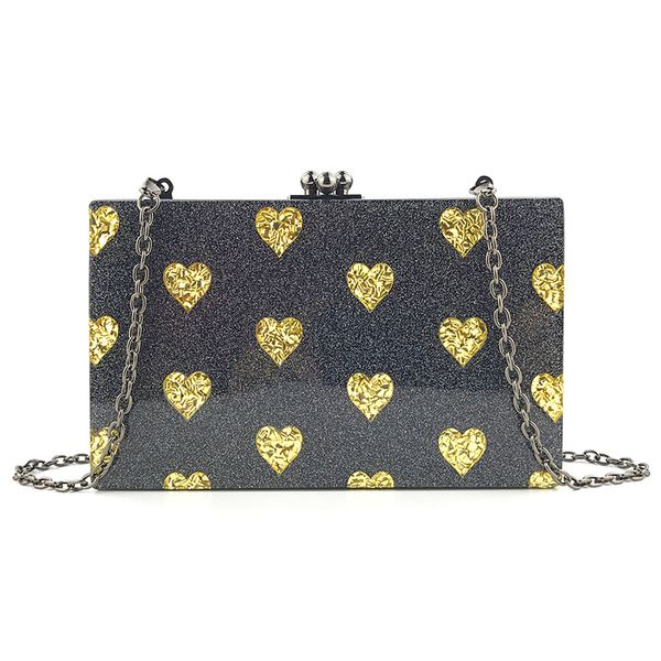 heart printed women clutch bag shiny black square acrylic hard box wedding purse small ladies hand bag chain evening shoulder bags
heart printed women clutch bag shiny black square acrylic hard box wedding purse small ladies hand bag chain evening shoulder bags
