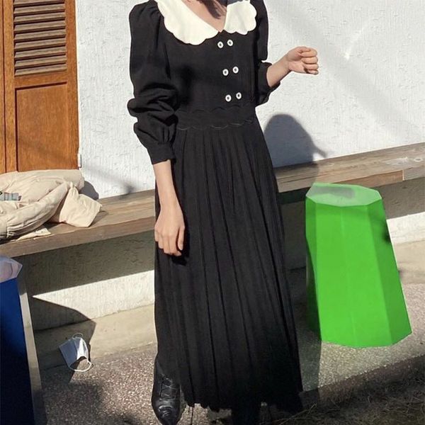 elegant 2021 spring women new chic fashion vintage long sleeve buttons female pleated es mujer 1dgr, Black;gray
elegant 2021 spring women new chic fashion vintage long sleeve buttons female pleated es mujer 1dgr, Black;gray