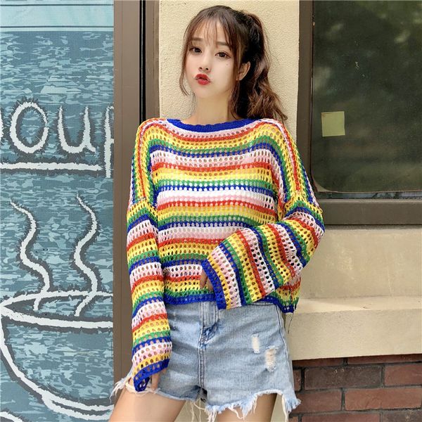 new fashion 2021 out raiow sweater women autumn fall crop jumper pull femme hiver 0coz, White;black
new fashion 2021 out raiow sweater women autumn fall crop jumper pull femme hiver 0coz, White;black