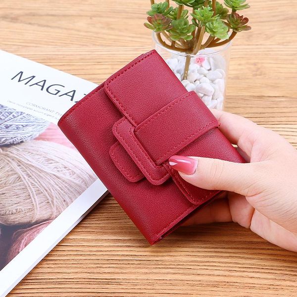 wallets women's red short wallet portable coin purse fashion pu leather money bag ladies cash card holder female folding clutch, Red;black
wallets women's red short wallet portable coin purse fashion pu leather money bag ladies cash card holder female folding clutch, Red;black