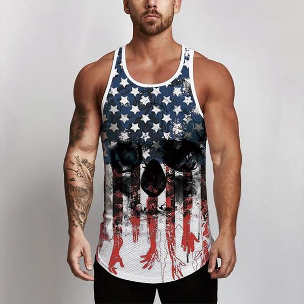 mens printed sports vest american independence day kallo pattern camisole running tank 4th of july, White;black
mens printed sports vest american independence day kallo pattern camisole running tank 4th of july, White;black