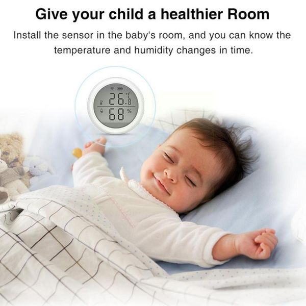 smart home control tuya wifi temperature and humidity sensor indoor hygrometer lcd display with thermometer z6s7
smart home control tuya wifi temperature and humidity sensor indoor hygrometer lcd display with thermometer z6s7