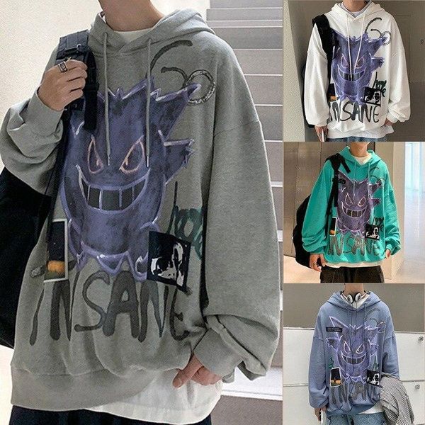 men's hoodies & sweatshirts street hip hop retro print loose hooded long sleeve printed goast clothes men hoodies/sweatshirts, Black
men's hoodies & sweatshirts street hip hop retro print loose hooded long sleeve printed goast clothes men hoodies/sweatshirts, Black