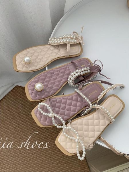 sandals koovan women 2021 summer pearl bow split toe crystal flat shoes ankle ring bandage open fairy girls, Black
sandals koovan women 2021 summer pearl bow split toe crystal flat shoes ankle ring bandage open fairy girls, Black