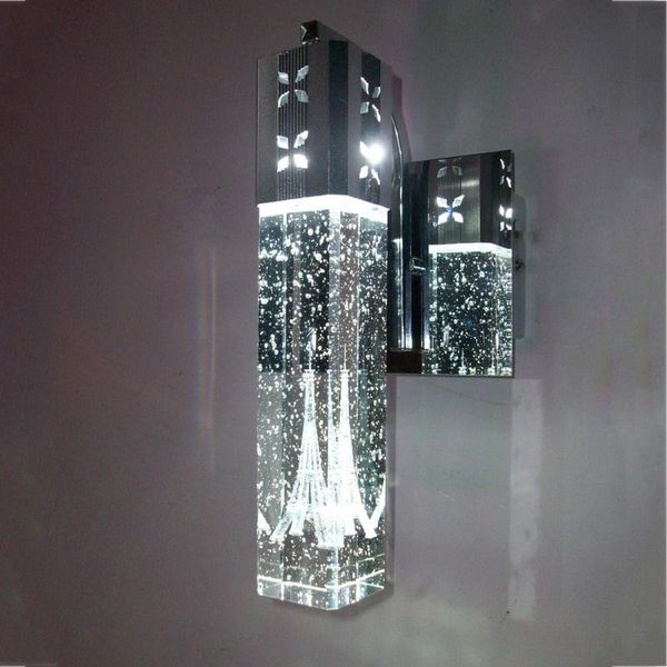 wall lamp modern brief paris tower in bubble crystal led home deco bedroom column aluminum sconce light fixture 110/240v
wall lamp modern brief paris tower in bubble crystal led home deco bedroom column aluminum sconce light fixture 110/240v