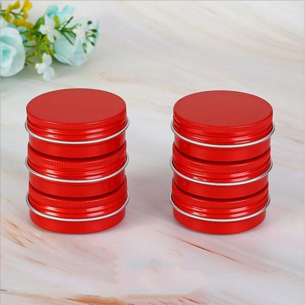 storage bottles & jars red cosmetic container 30/50/60/80/100/150g aluminum pot jar with lid eye cream hair conditioner tin metal
storage bottles & jars red cosmetic container 30/50/60/80/100/150g aluminum pot jar with lid eye cream hair conditioner tin metal